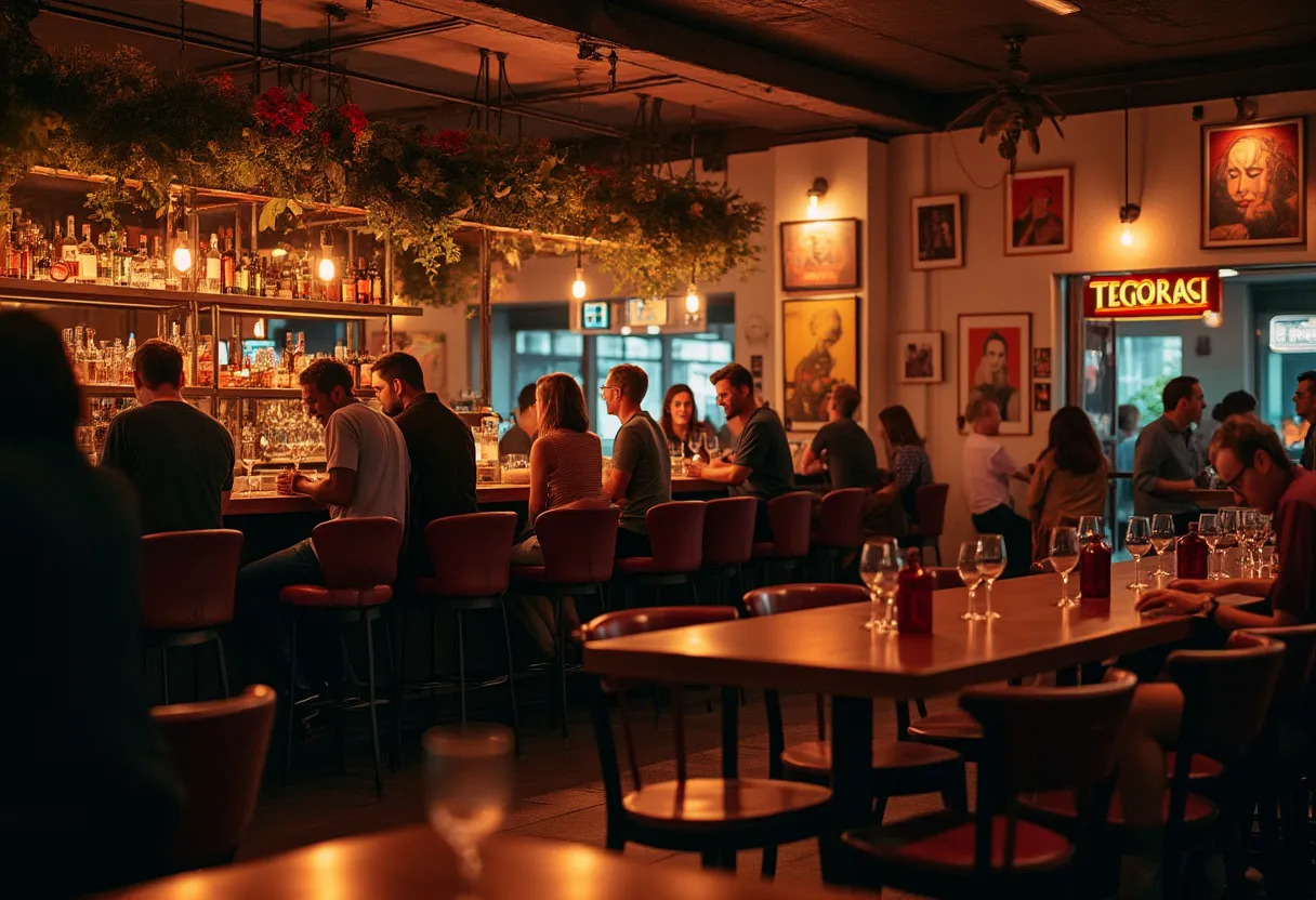 bar ambiance bordeaux